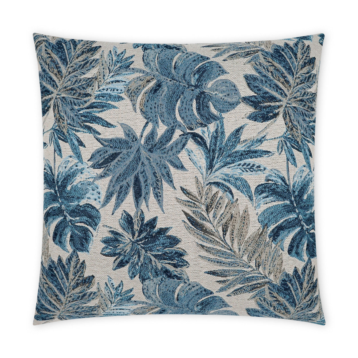 Rain Forest Outdoor Throw Pillow - Blue | DV KAP