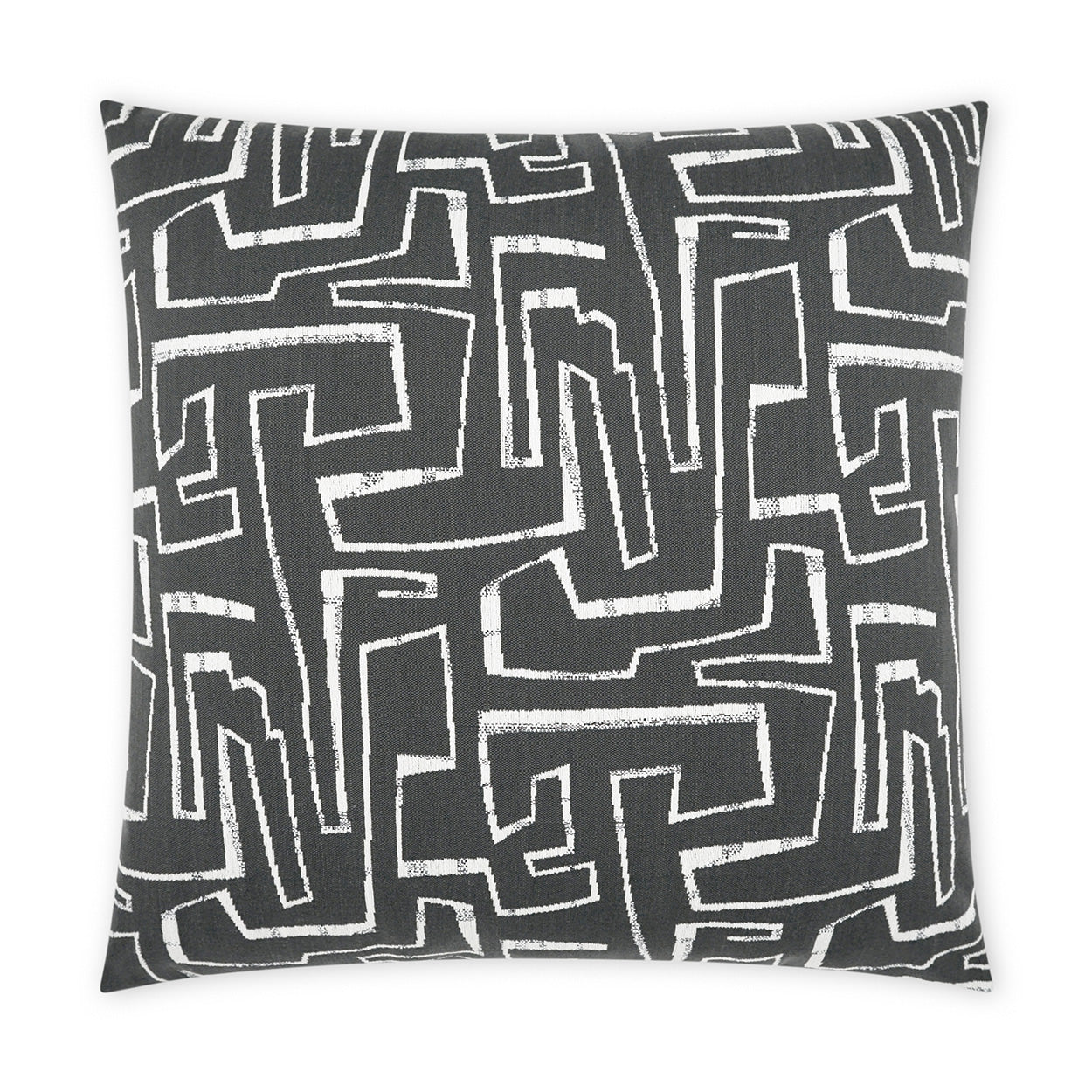 Theon Outdoor Throw Pillow - Onyx | DV KAP