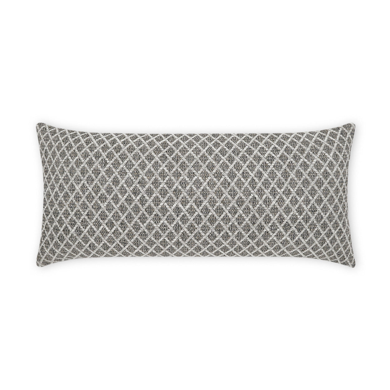 Ambree Lumbar Outdoor Throw Pillow - Ebony | DV KAP