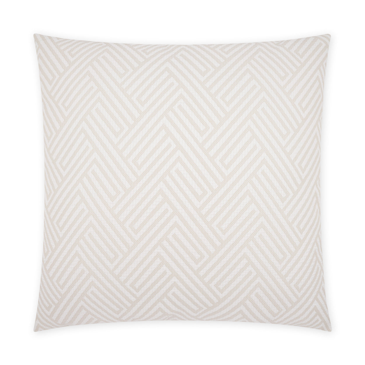 Mandros Outdoor Throw Pillow - Ivory | DV KAP