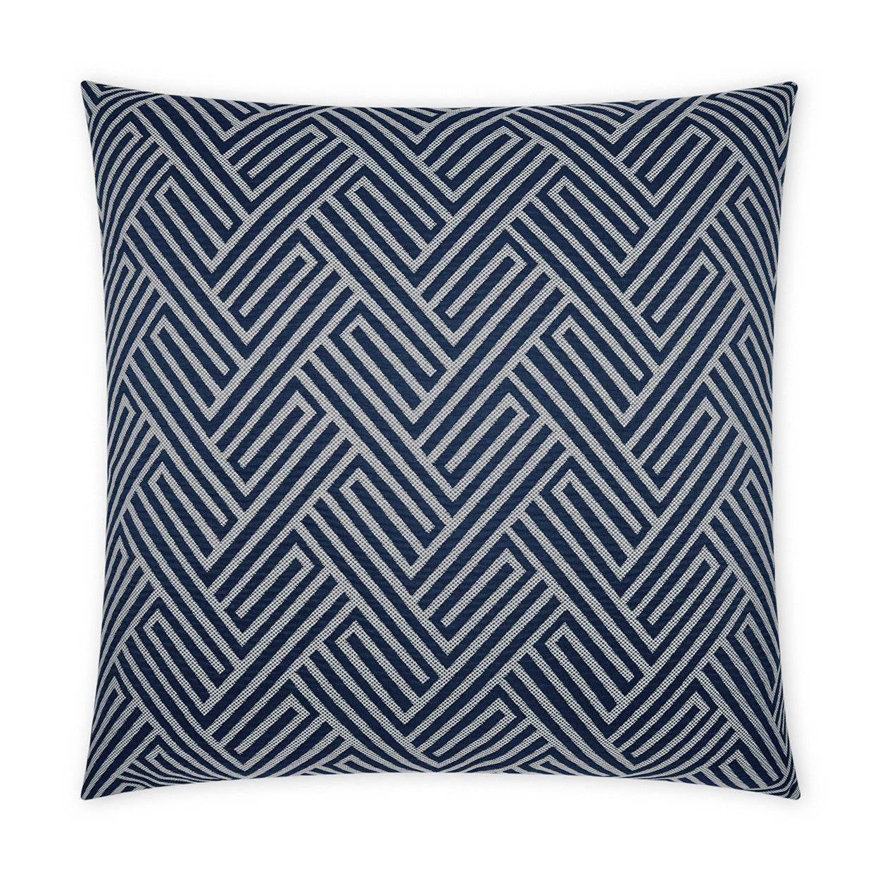 Mandros Outdoor Throw Pillow - Navy | DV KAP