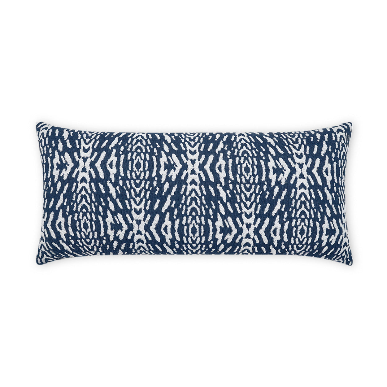 Riff Lumbar Outdoor Throw Pillow - Blue | DV KAP