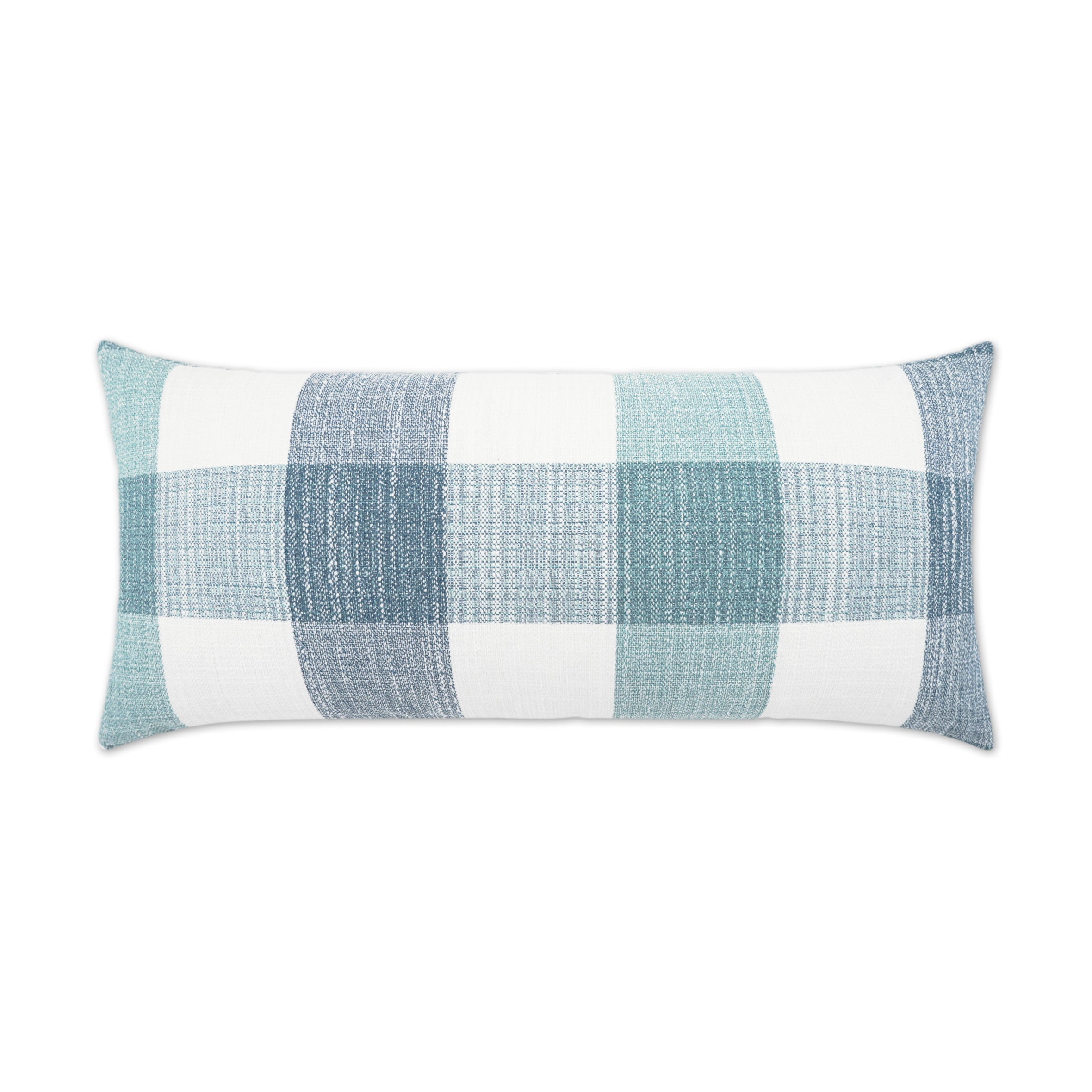 Farmhouse Lumbar Outdoor Throw Pillow - Spa | DV KAP