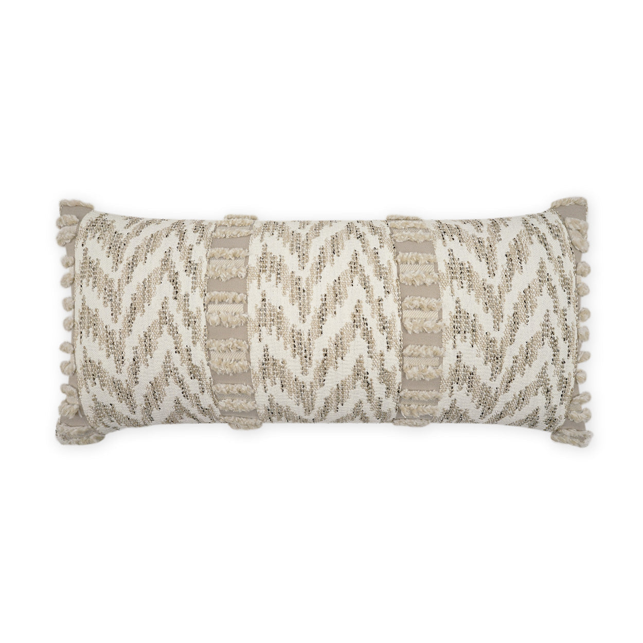 Indiana Lumbar Outdoor Throw Pillow - Linen | DV KAP