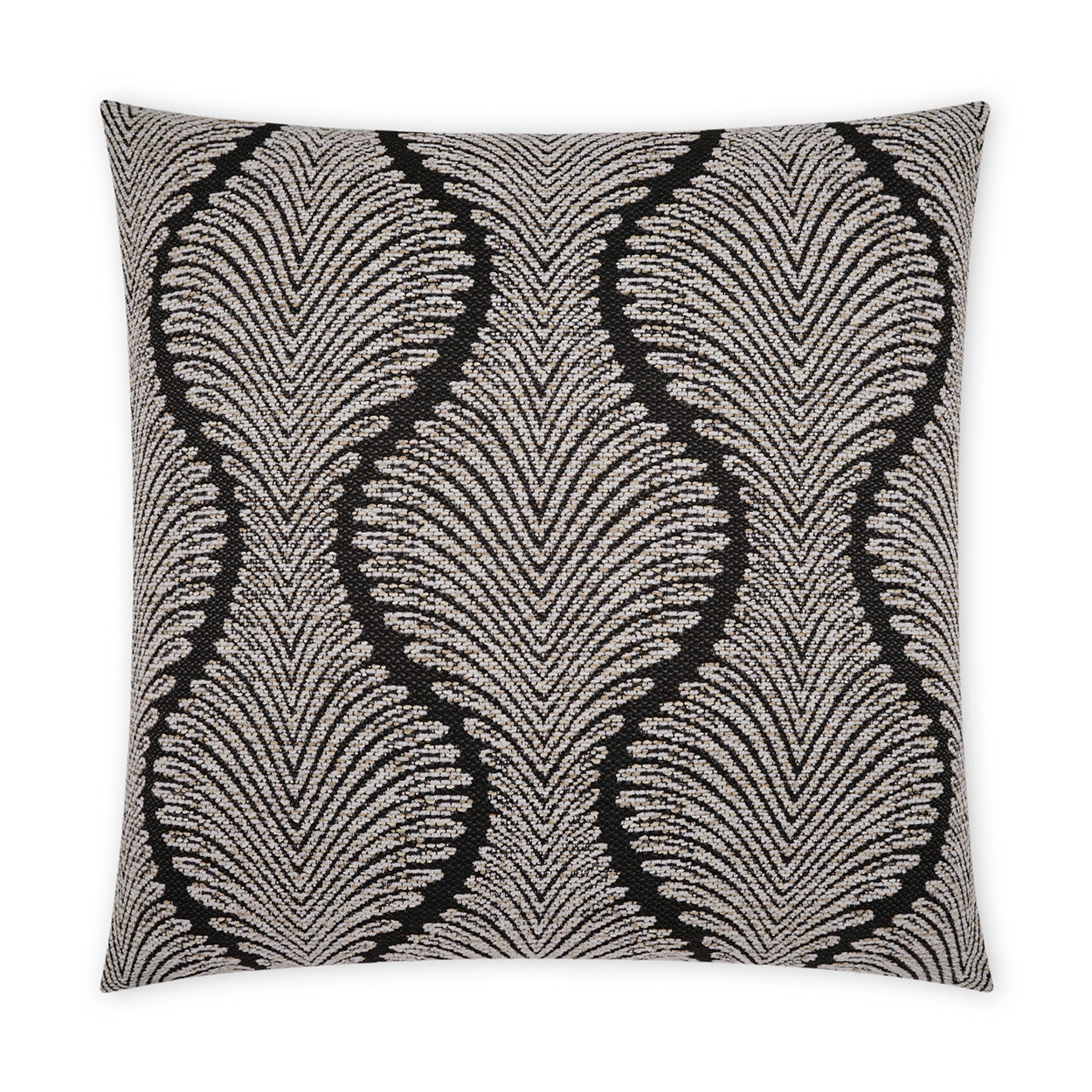 Palmyra Outdoor Throw Pillow - Black | DV KAP