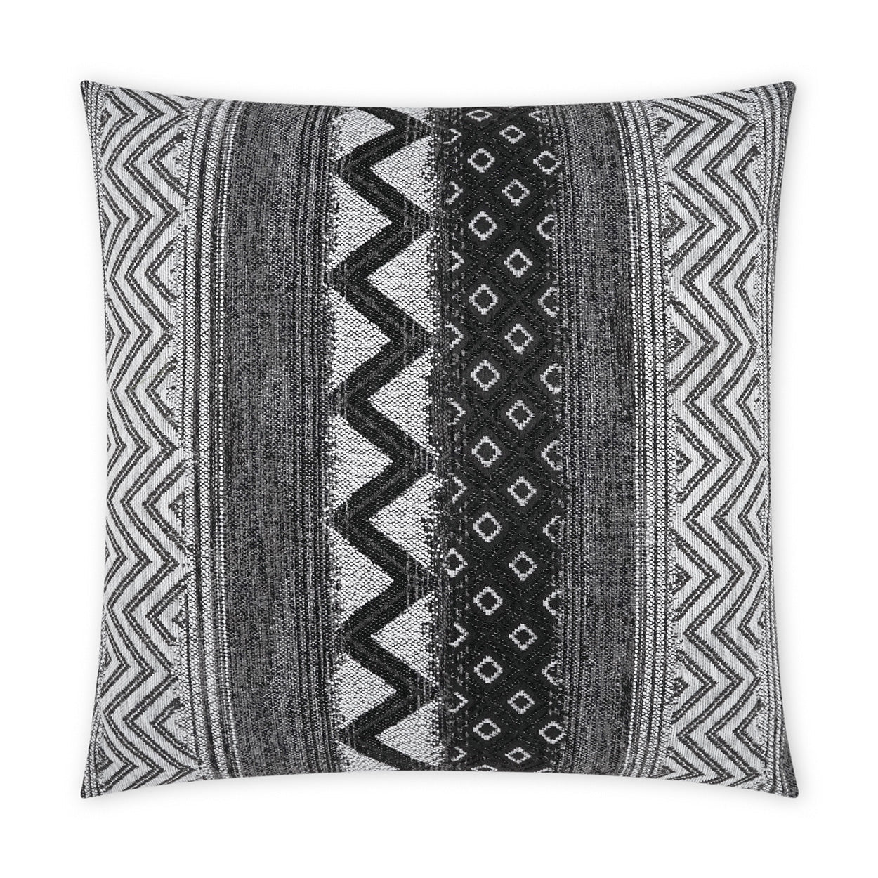 Embolden Outdoor Throw Pillow - Charcoal | DV KAP