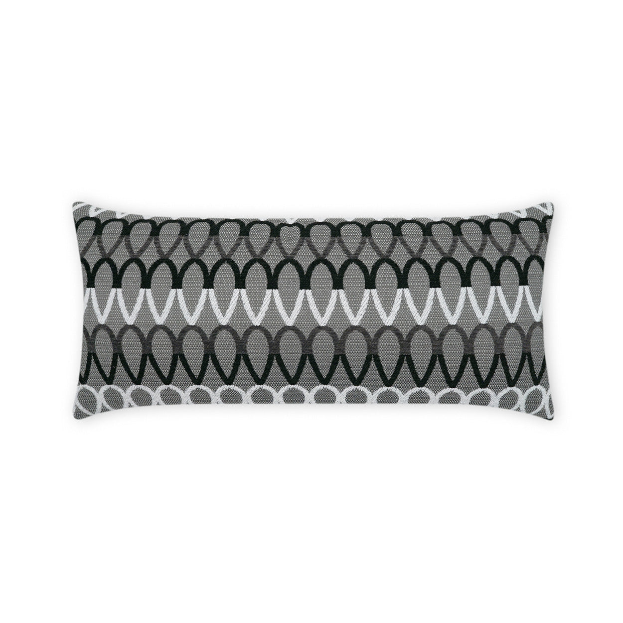 Lozenge Lumbar Outdoor Throw Pillow | DV KAP