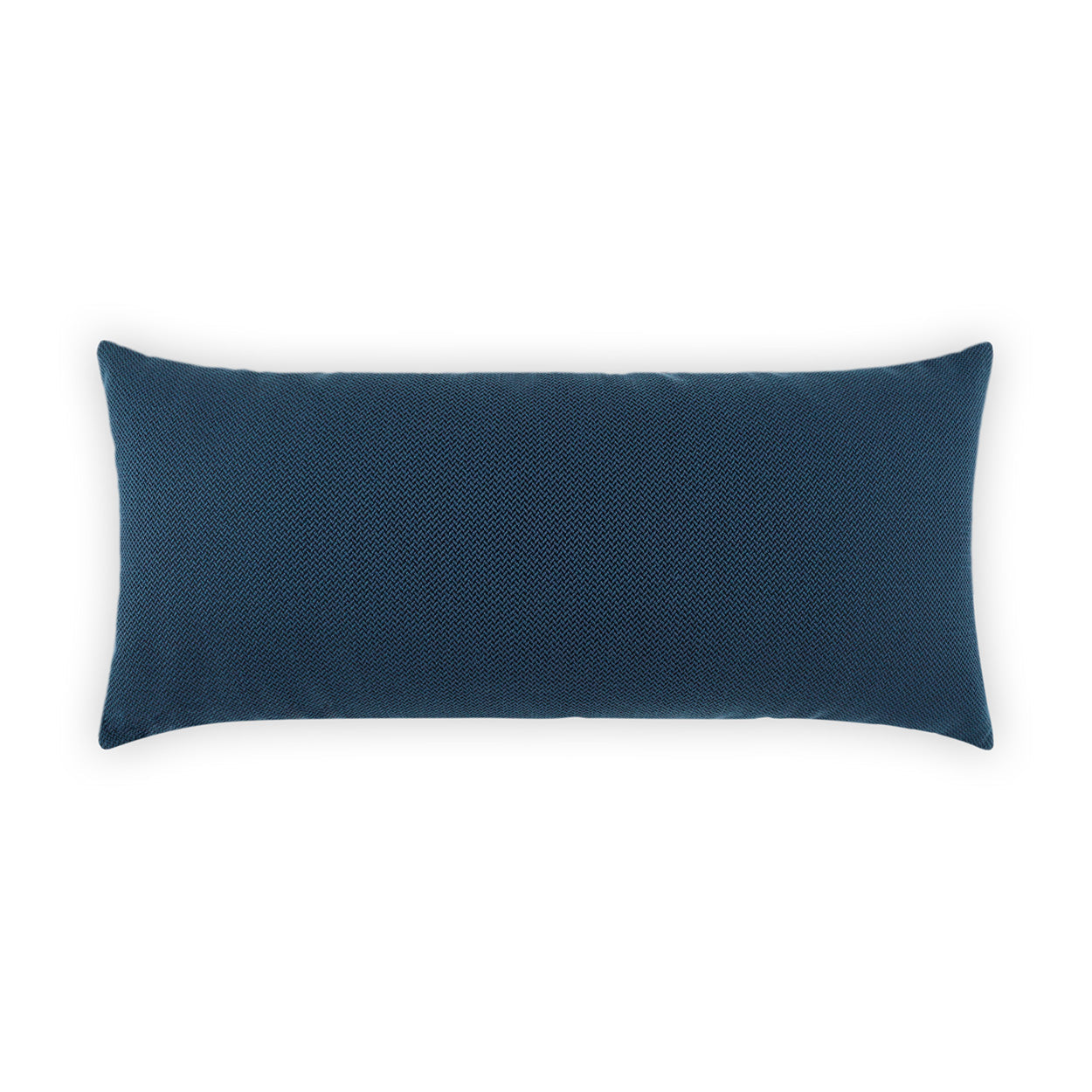 Pyke Lumbar Outdoor Throw Pillow - Navy | DV KAP