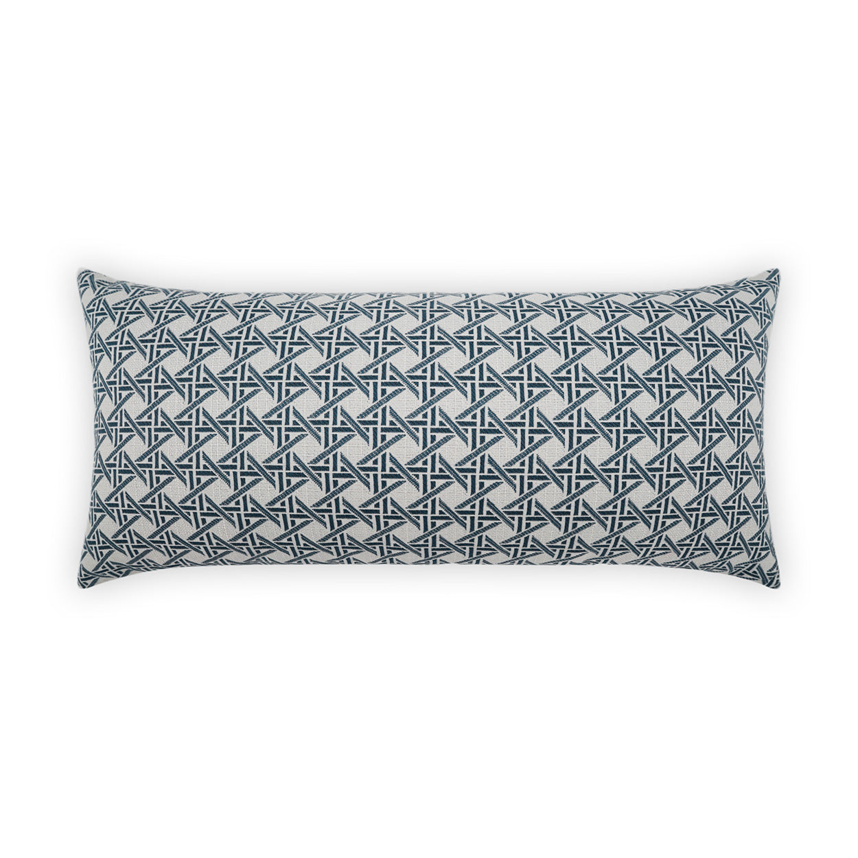 Pella Lumbar Outdoor Throw Pillow - Blue | DV KAP