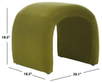 Safavieh Kibo Ottoman , OTT1300 - Olive