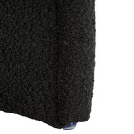 Safavieh Kibo Ottoman , OTT1300 - Black Boucle