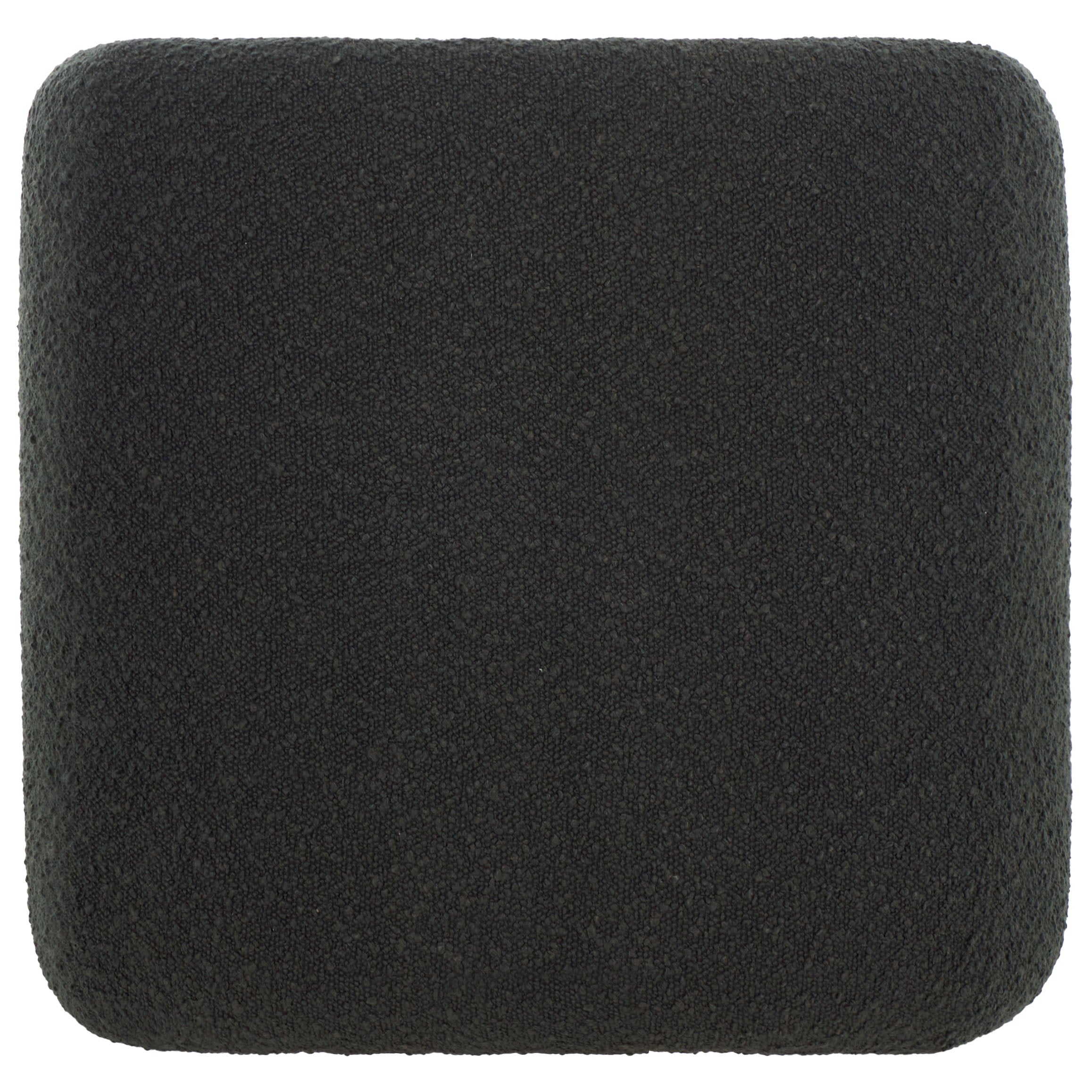 Safavieh Kibo Ottoman , OTT1300 - Black Boucle