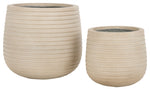 Safavieh Jasper Planter Pot (Set of 2), PAT1535, Beige