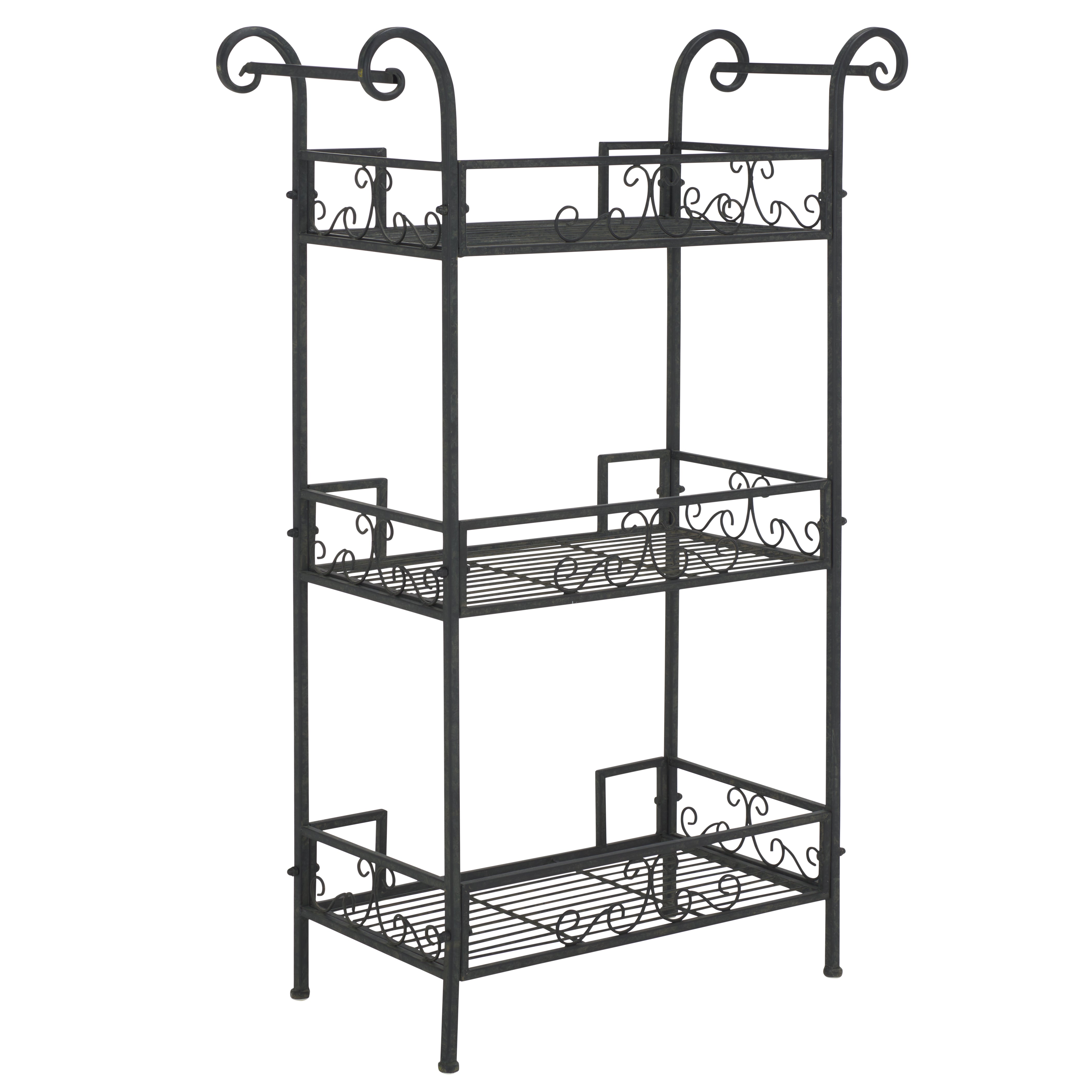 Safavieh Noreen 3 Tier Shelf, PAT5006 - Black