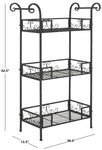 Safavieh Noreen 3 Tier Shelf, PAT5006 - Black