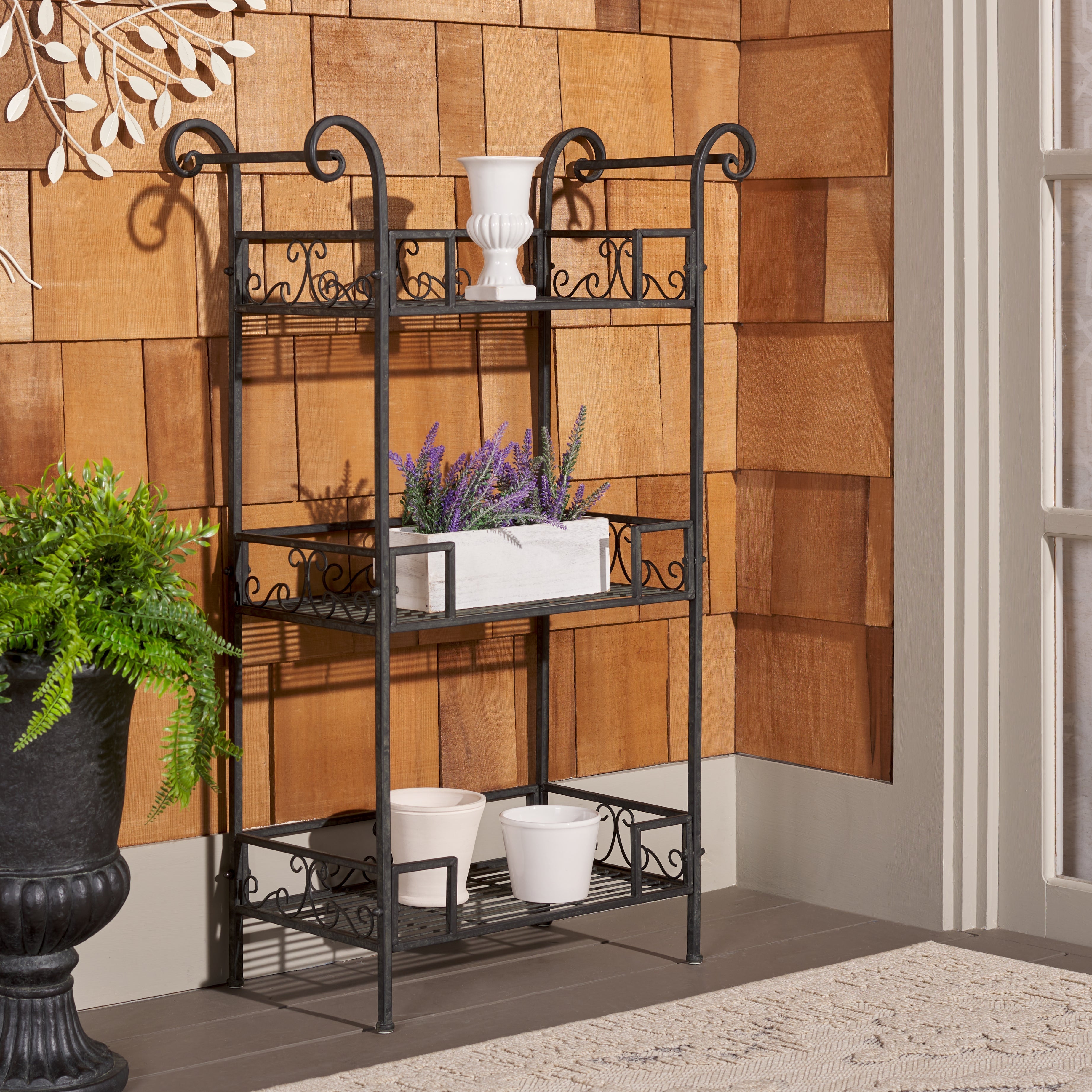 Safavieh Noreen 3 Tier Shelf, PAT5006 - Black