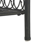 Safavieh Amaris Wrought Iron 4 Tier Outdoor Bakers Rack , PAT5014 - Black