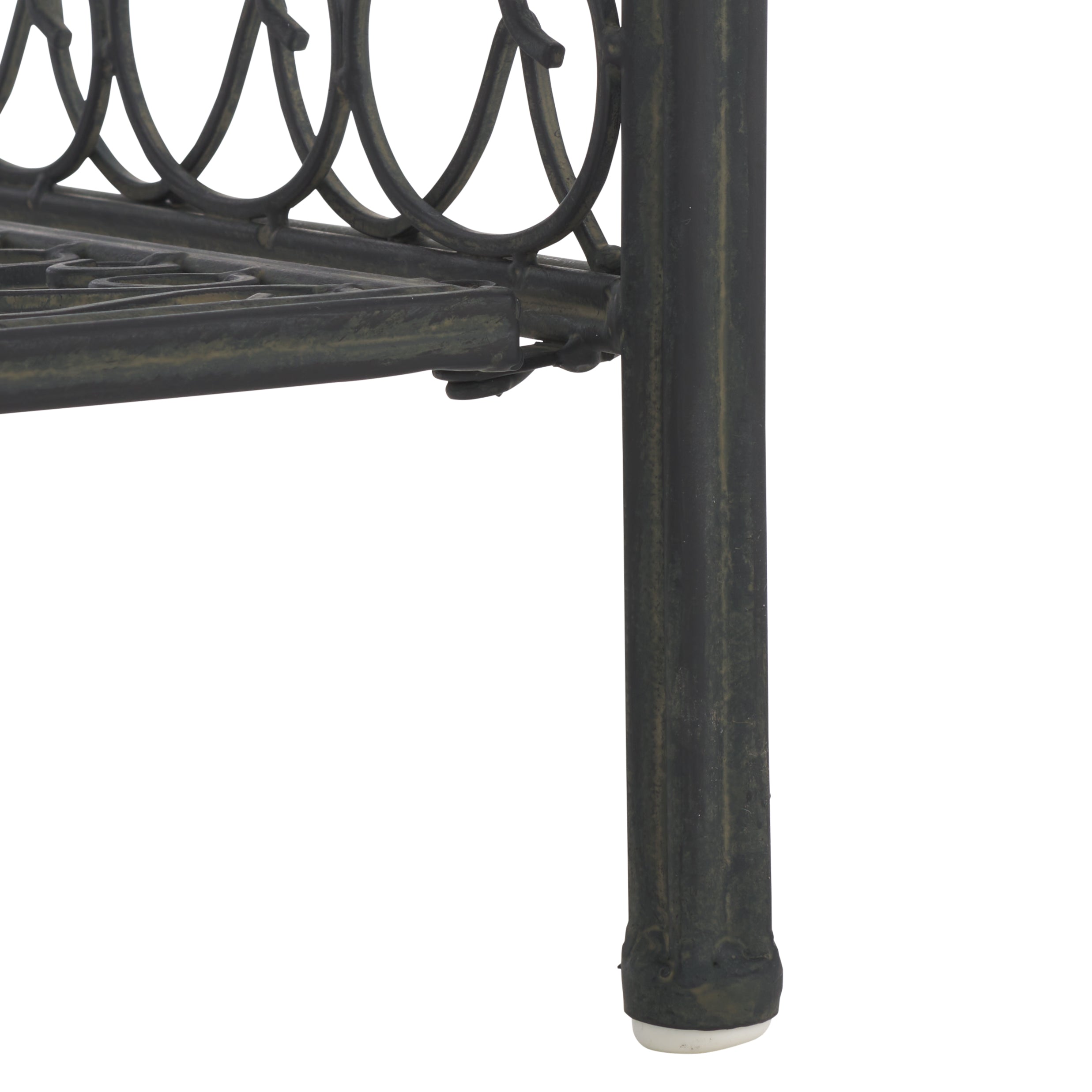 Safavieh Amaris Wrought Iron 4 Tier Outdoor Bakers Rack , PAT5014 - Black