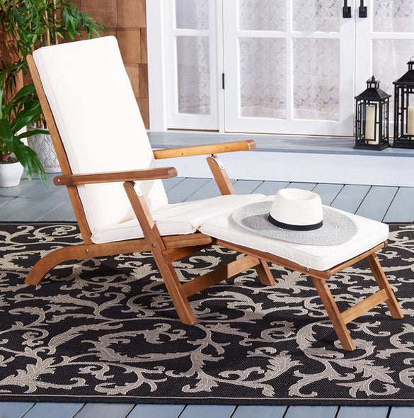 Safavieh Palmdale Lounge Chair, PAT7015 - Natural / Beige