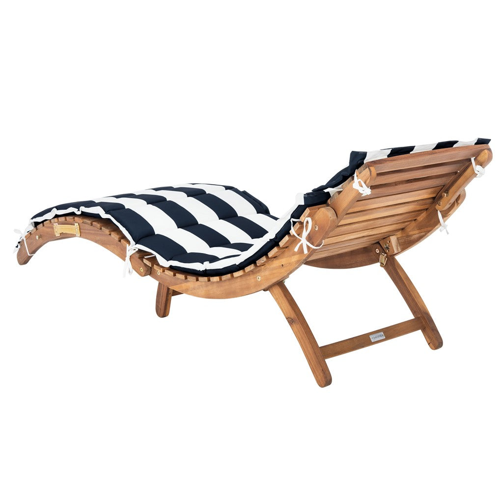 Safavieh Pacifica 3 Piece Lounge Set , PAT7020 - Natural / Navy Stripe