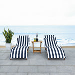 Safavieh Pacifica 3 Piece Lounge Set , PAT7020 - Natural / Navy Stripe