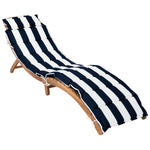 Safavieh Pacifica 3 Piece Lounge Set , PAT7020 - Natural / Navy Stripe