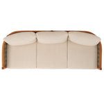 Safavieh Amanda 3 Seater Sofa, PAT7093 - Natural / Taupe