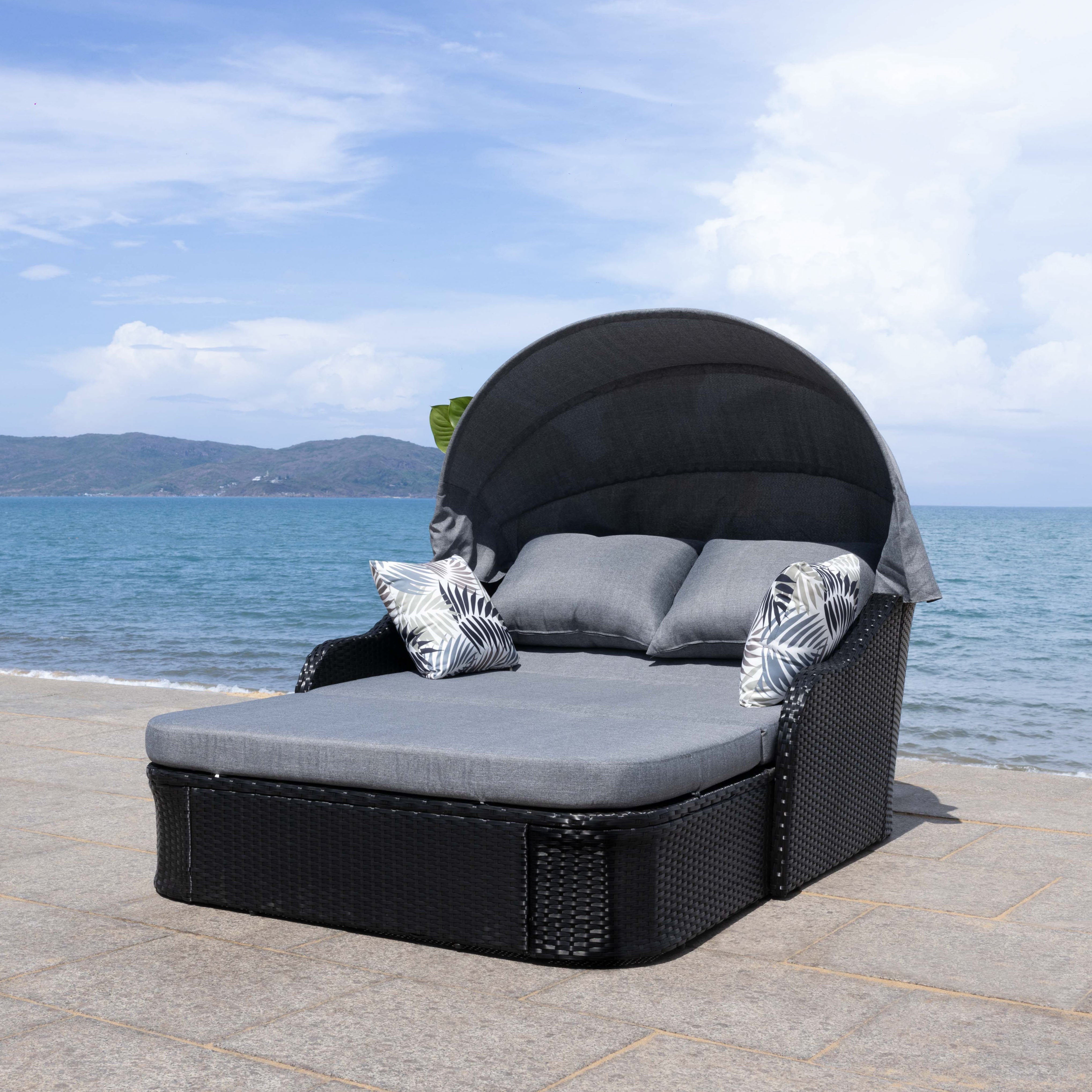 Safavieh Baloo Daybed, PAT7735 - Black / Grey