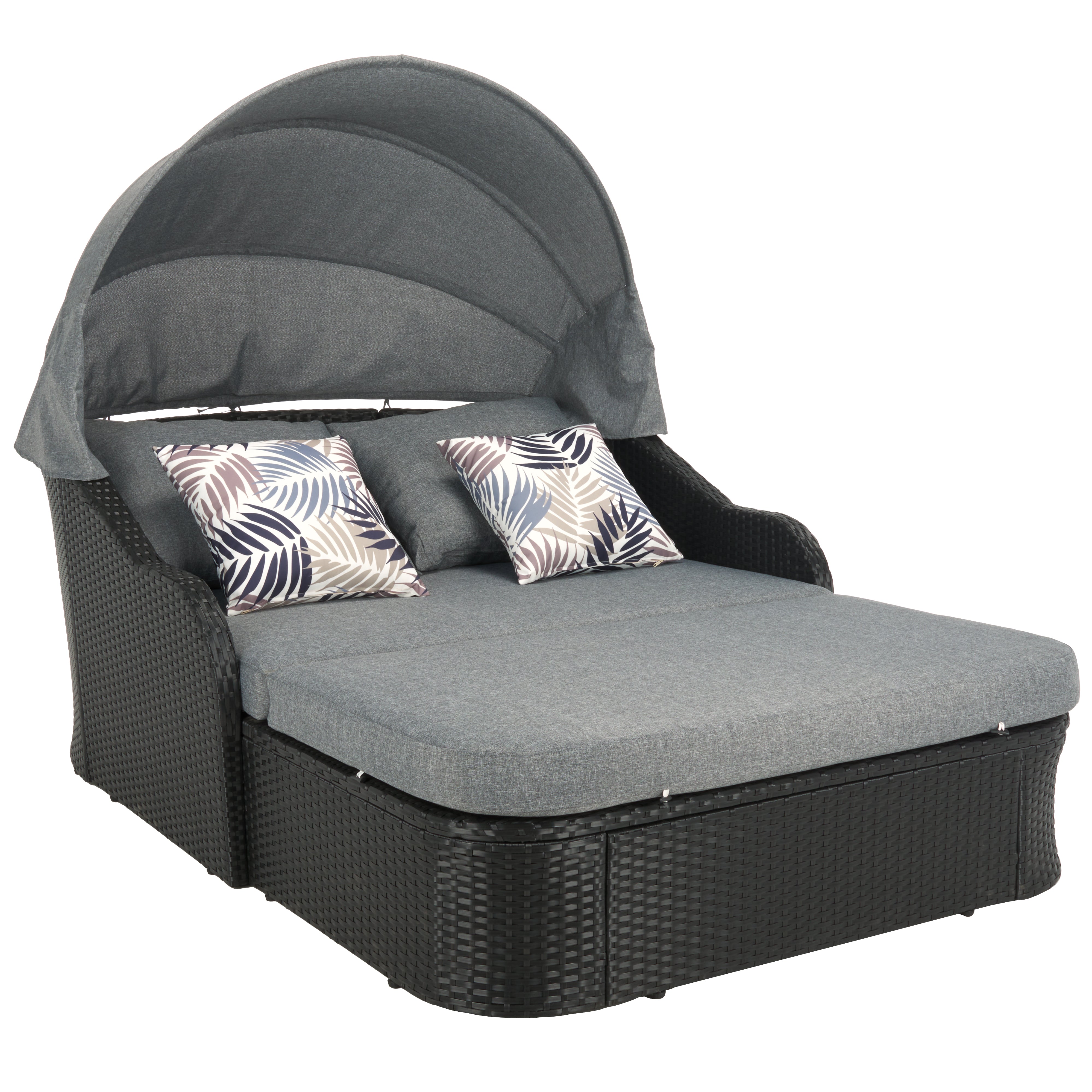 Safavieh Baloo Daybed, PAT7735 - Black / Grey