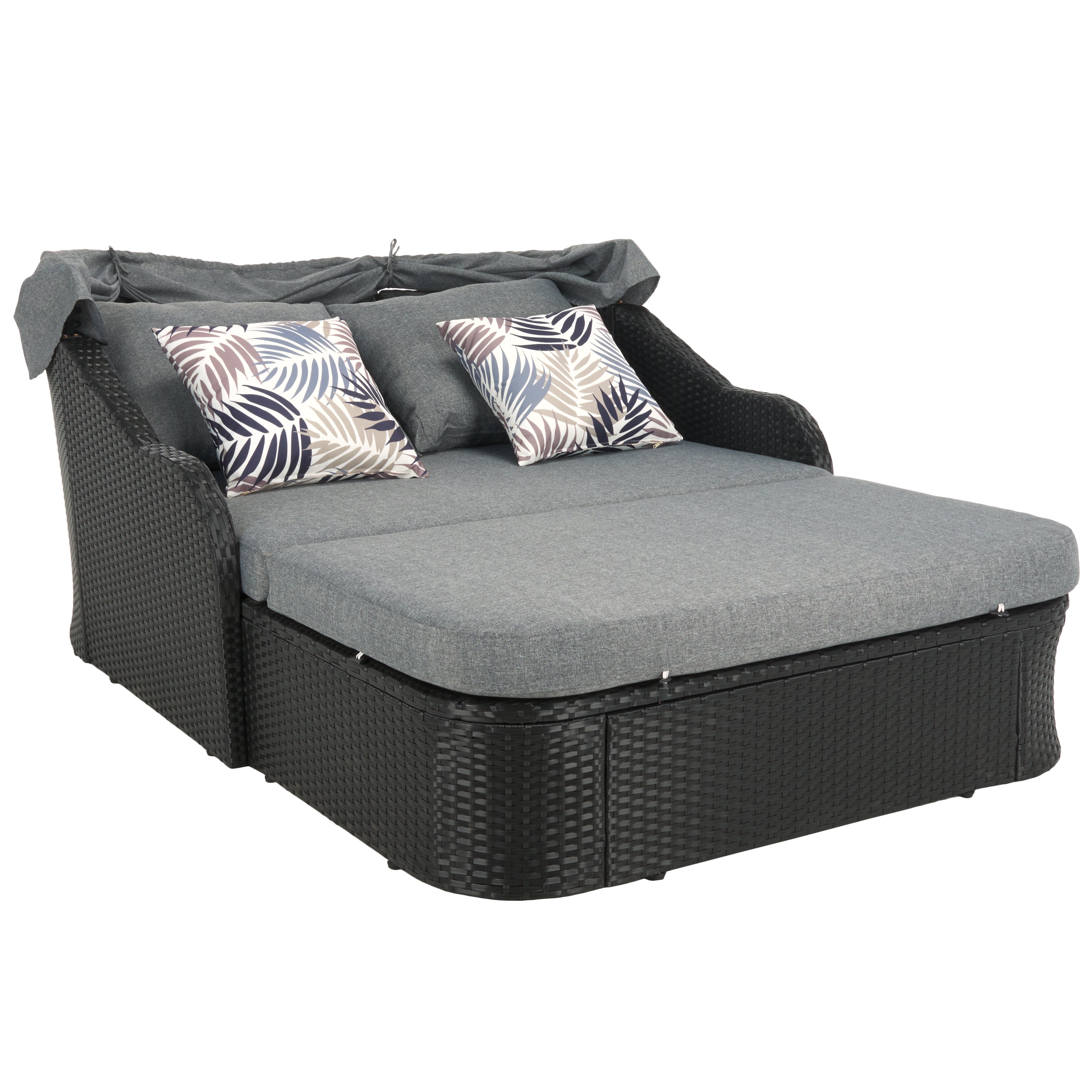 Safavieh Baloo Daybed, PAT7735 - Black / Grey