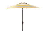 Safavieh Iris Fashion Line 11Ft Rnd Umbrella , PAT8104 - Orange Stripe