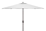 Safavieh Kamen 6.5 X 10 Ft Rect Market Umbrella, PAT8301 - White