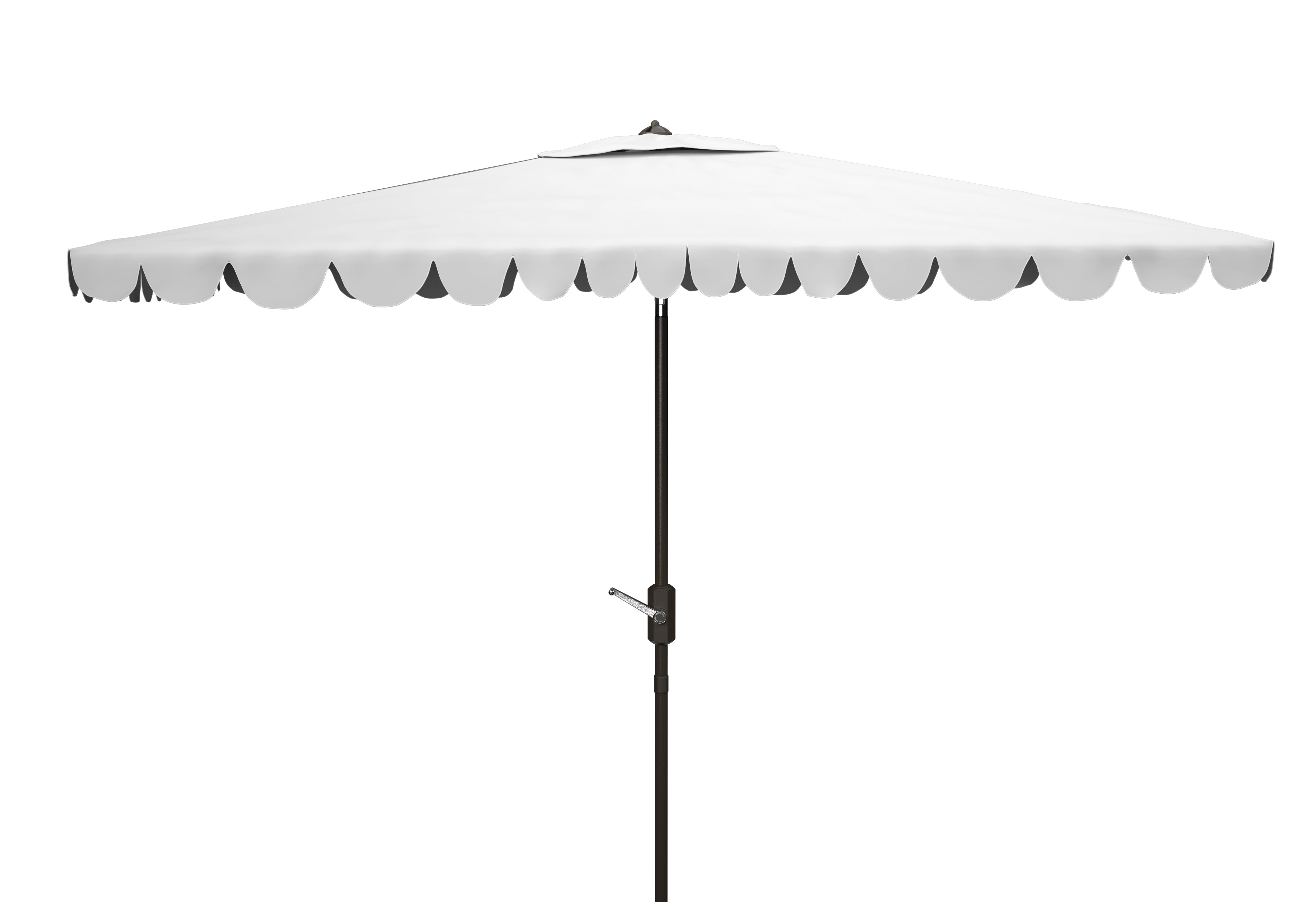 Safavieh Venice 6.5 X 10 Ft Rect Crank Umbrella , PAT8310 - Grey