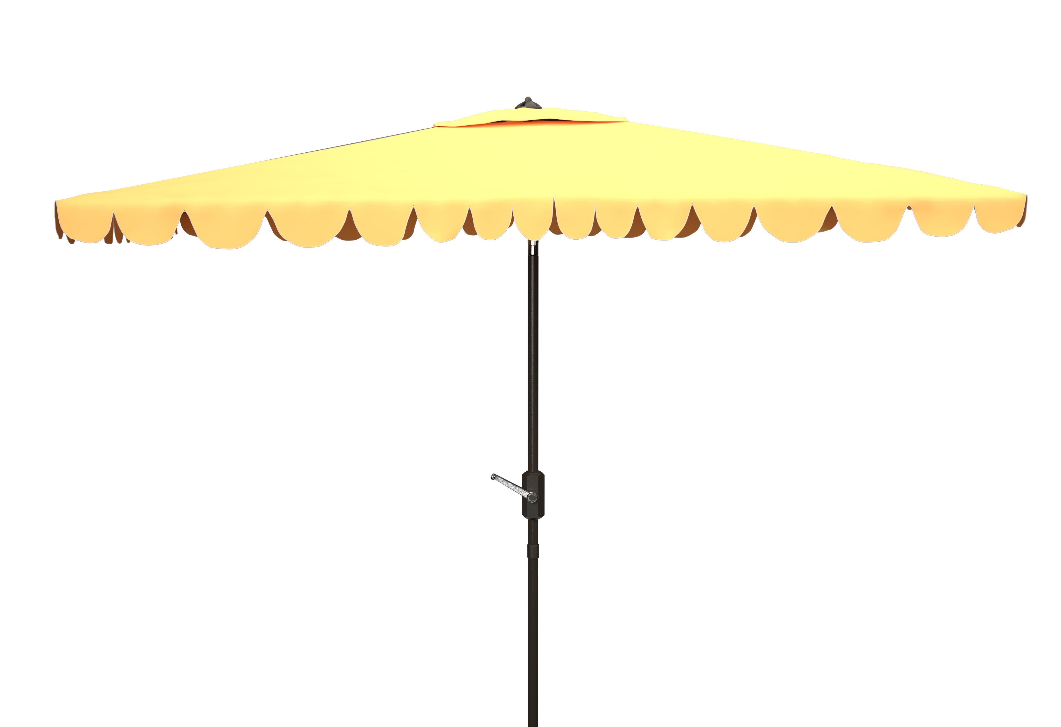 Safavieh Venice 6.5 X 10 Ft Rect Crank Umbrella , PAT8310 - Yellow