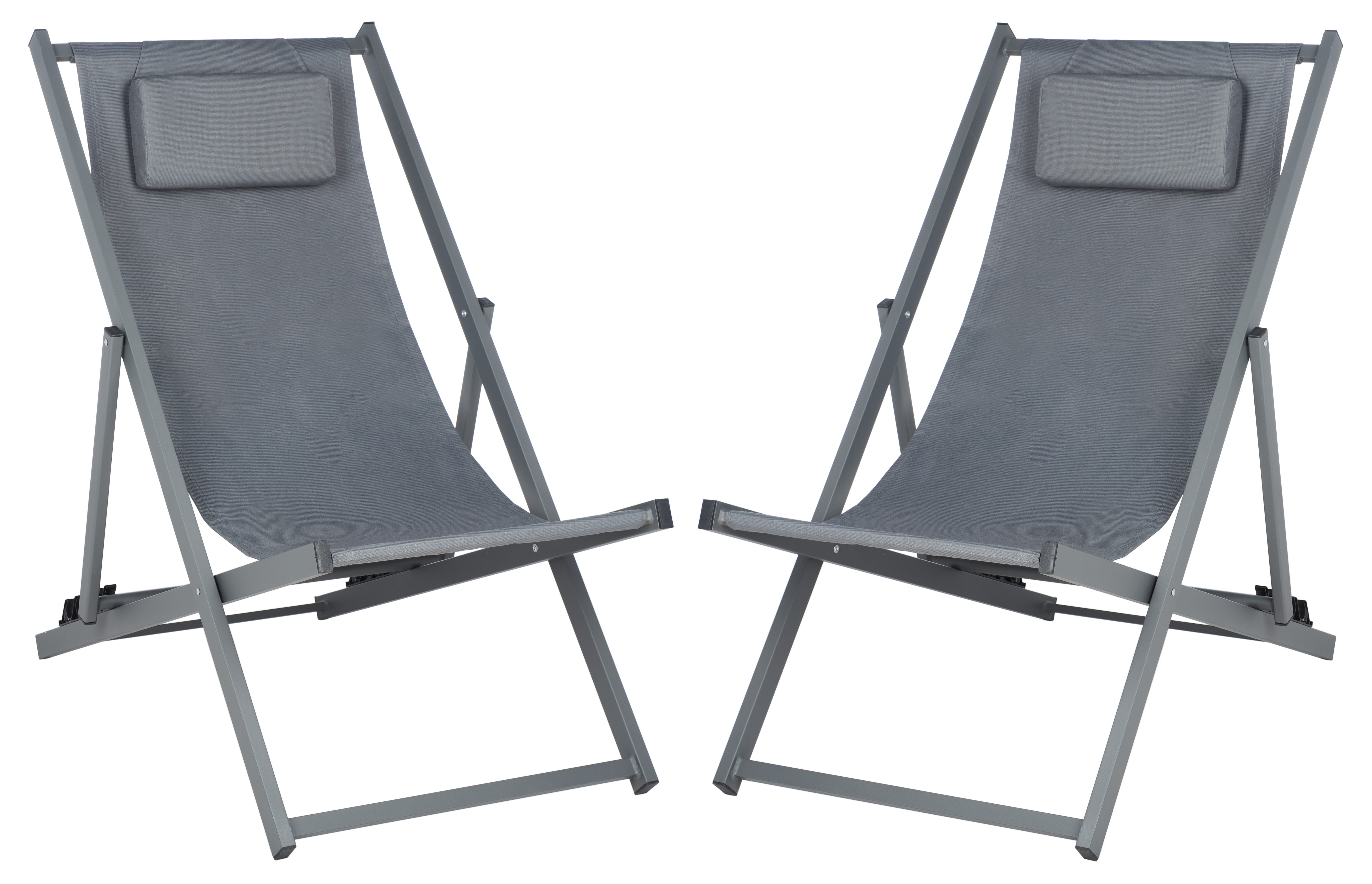 Safavieh Camlin Set Of 2 Sling Chairs , PAT9039 - Grey