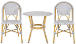 Safavieh Salcha 3 Piece Bistro Set, PAT9500 - Grey / White / Light Brown