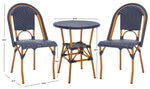 Safavieh California 3 Piece Bistro Set, PAT9505 - Navy