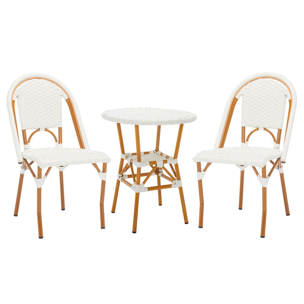 Safavieh California 3 Piece Bistro Set, PAT9505 - White