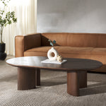 Safavieh Couture Barnard Oval Wood Coffee Table, SFV1701 - Walnut