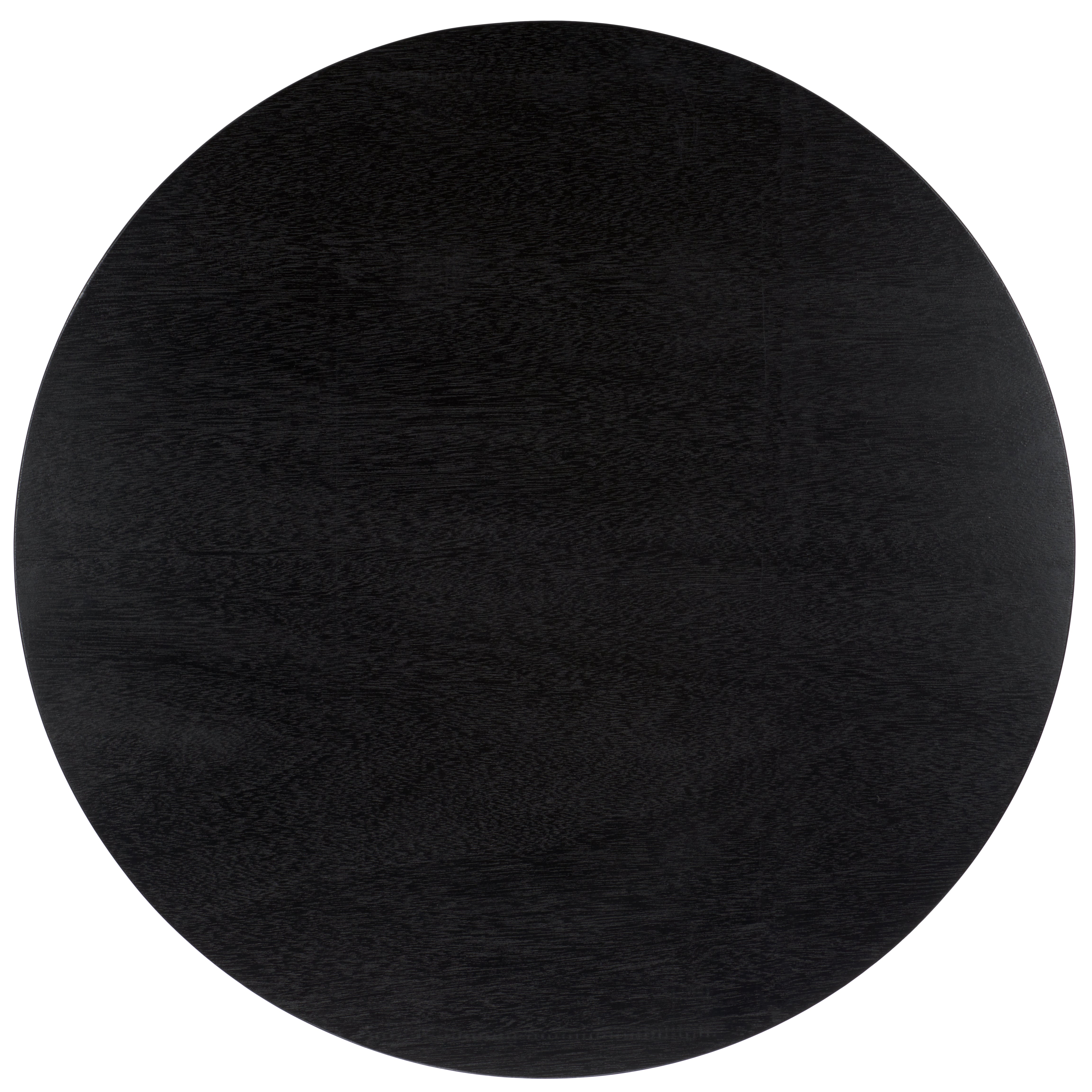 Safavieh Couture Barnard Round Wood Coffee Table, SFV1703 - Black