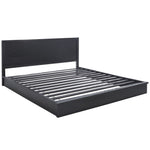 Safavieh Couture Deirdra Wood Bed, SFV2140 - Black