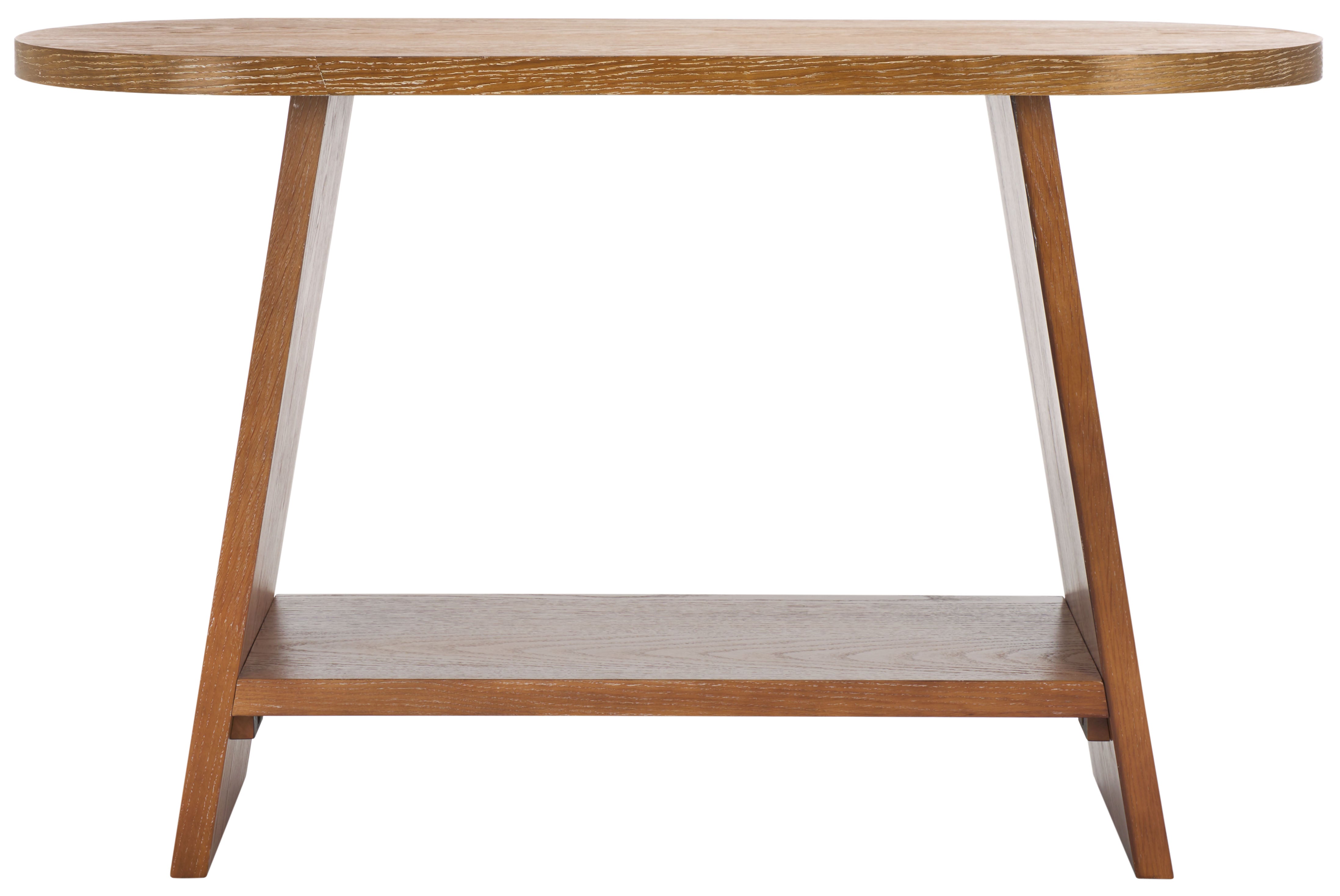 Safavieh Couture Julianna Wood Console Table, SFV2166 - Rustic Oak