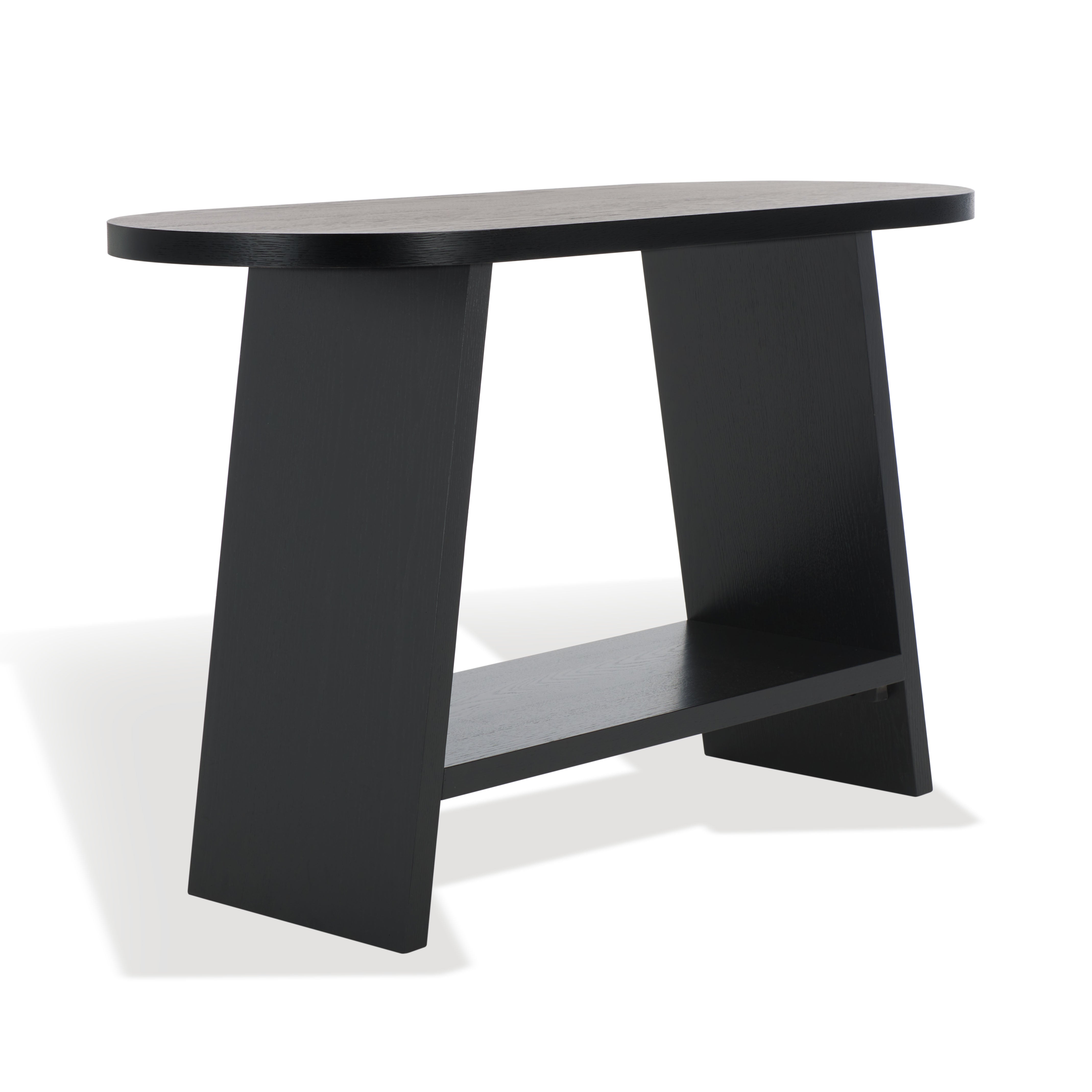 Safavieh Couture Julianna Wood Console Table, SFV2166 - Black