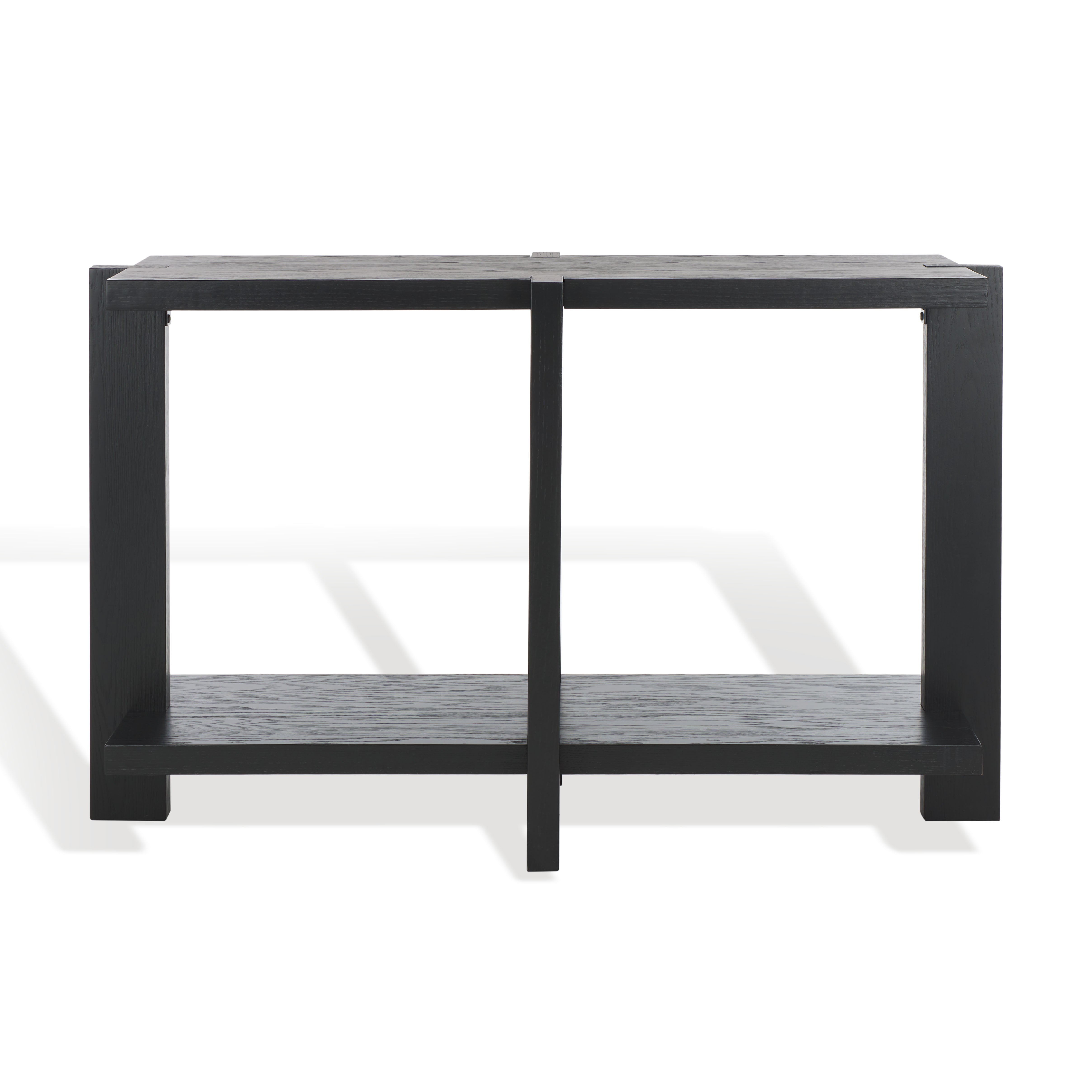 Safavieh Couture Quigley Rectangle Wood Console Table, SFV2168 - Black