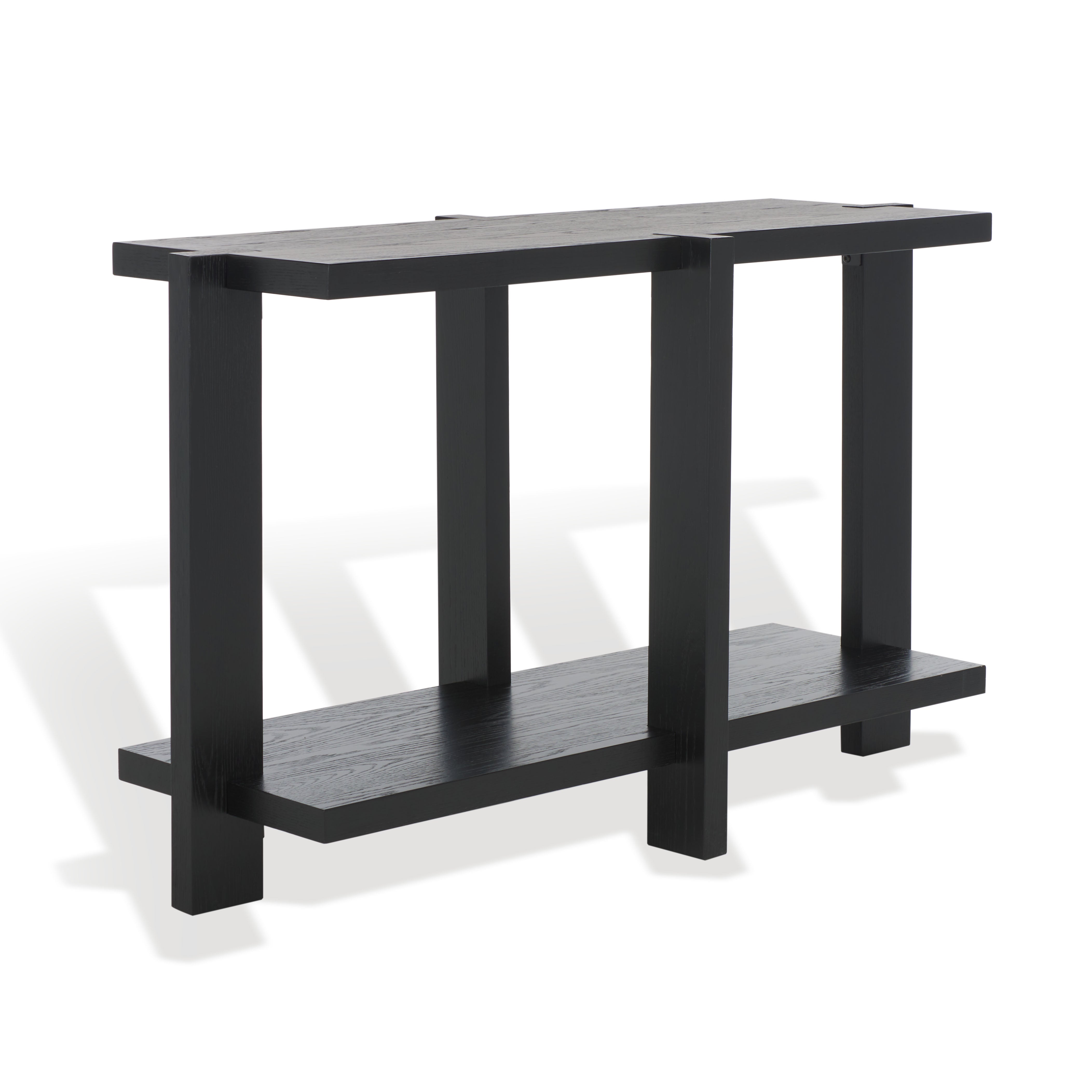 Safavieh Couture Quigley Rectangle Wood Console Table, SFV2168 - Black