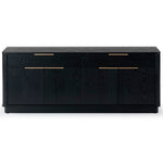 Safavieh Couture Gabrietta Wood TV Stand, SFV2189 - Black / Gold