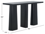 Safavieh Couture Ryllae Elm Wood Console Table, SFV2303 - Black