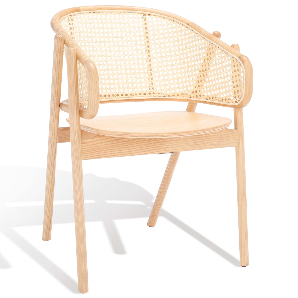 Safavieh Couture Emmy Rattan Back Dining Chair , SFV4128 - Natural