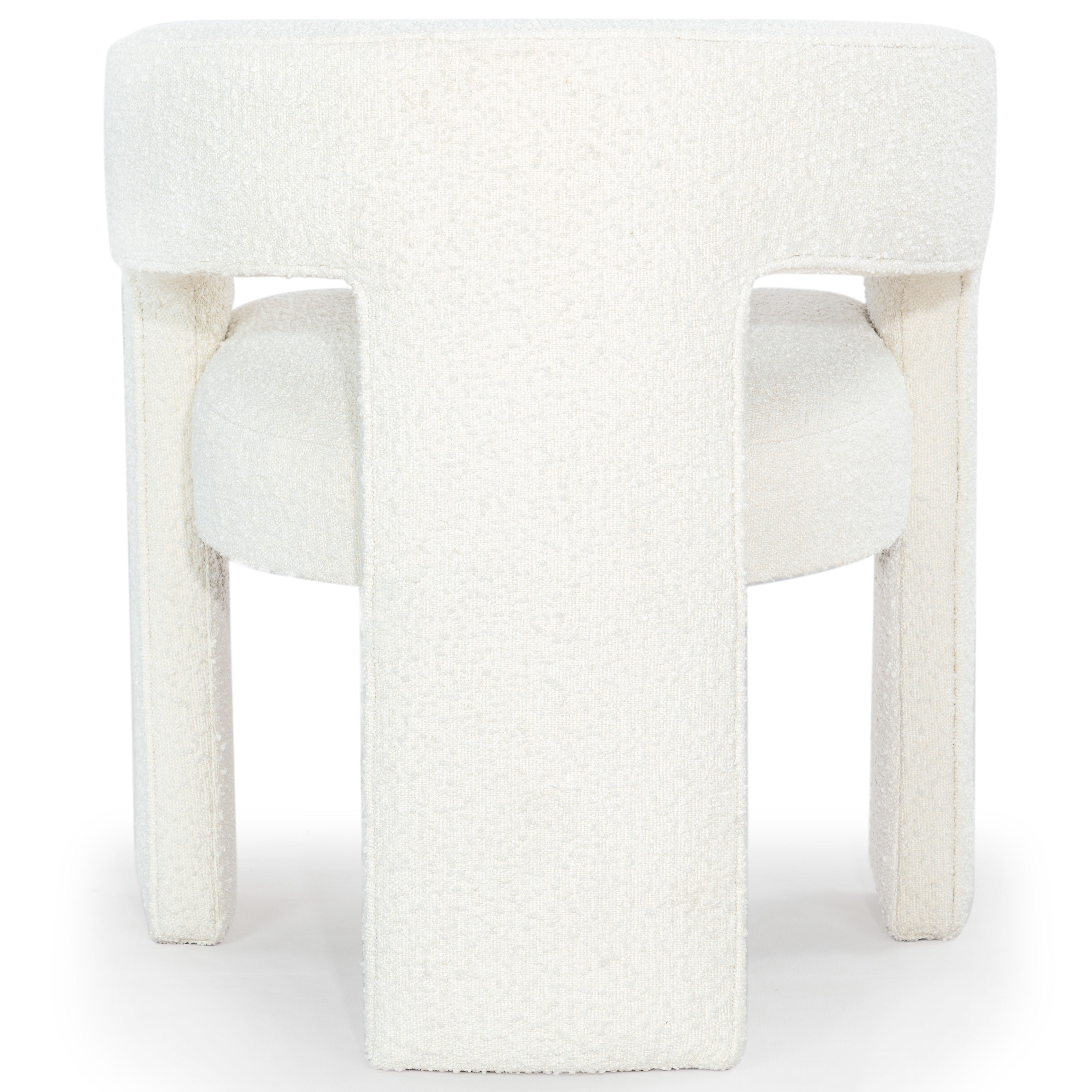 Safavieh Couture Catharia 3 Leg Dining Chair, SFV4602 - Ivory