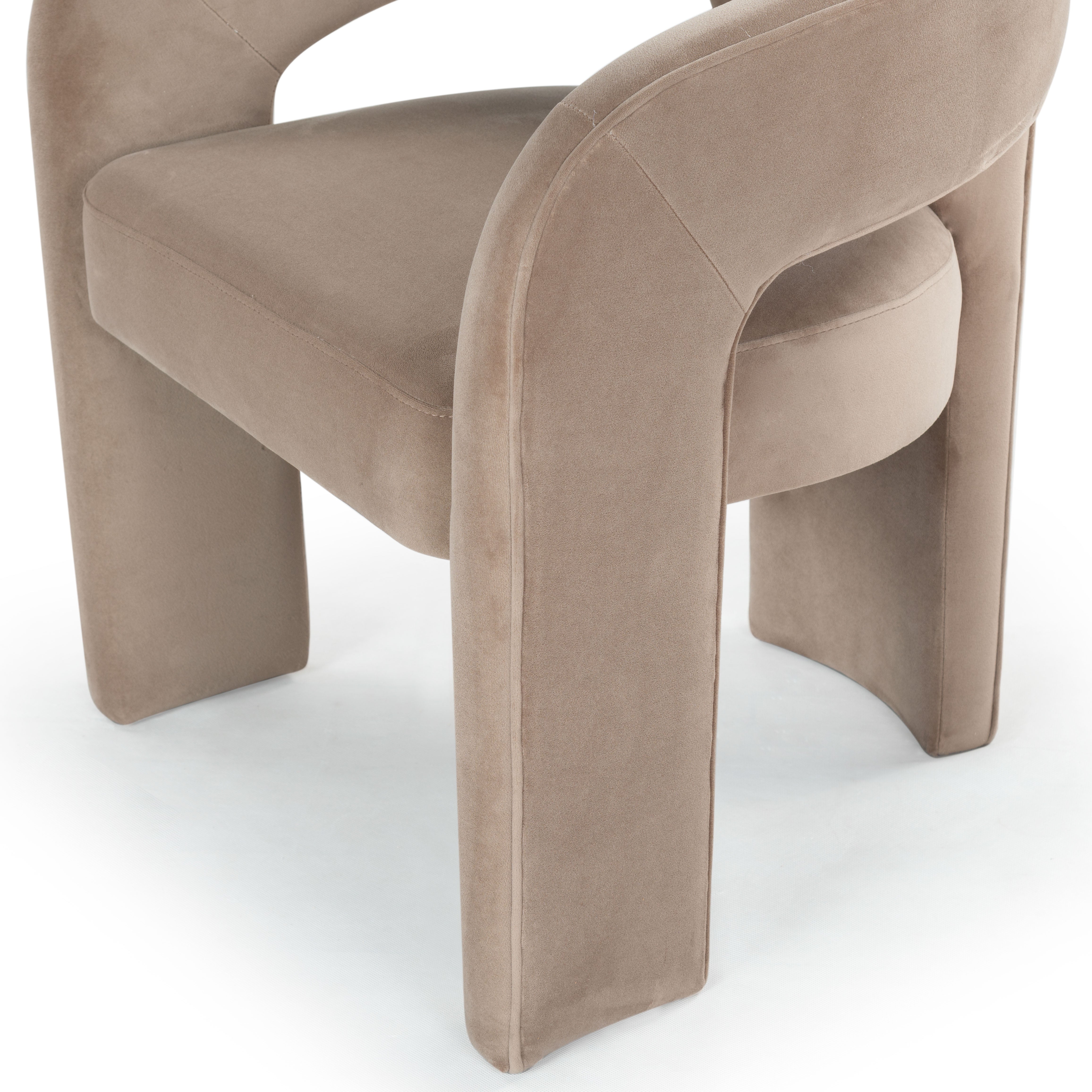 Safavieh Couture Catharia 3 Leg Dining Chair, SFV4602 - Brown